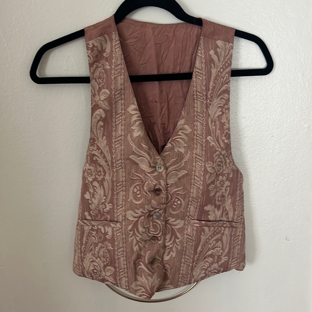 Vintage paisley vest